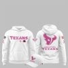 2 2025 Texans October Breast Cancer Awareness Month Hoodie