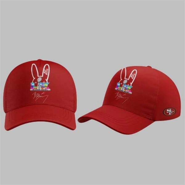 2 49ers Bad Bunny Halftime Show 2025 2026 Hat