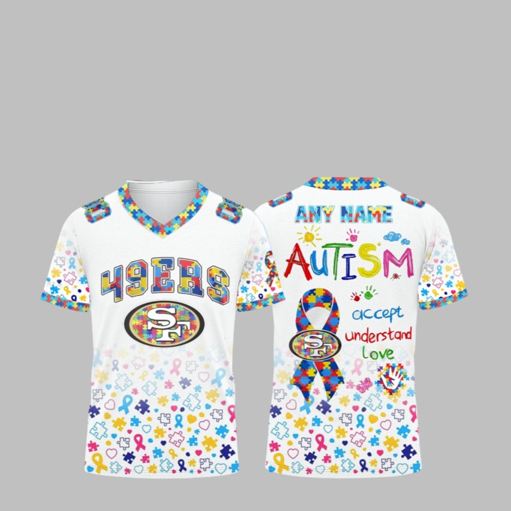 2025 49ers Autism Accept Understand Love Jersey 1 1 2025 49ers Autism Accept Understand Love Jersey 1 1