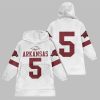 2025 5 Arkansas Football Blanket Hoodie 1