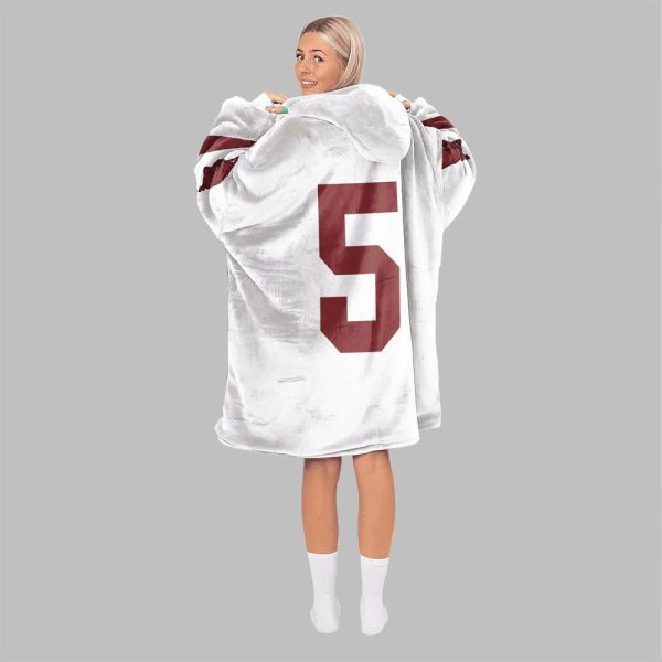 2025 5 Arkansas Football Blanket Hoodie 2