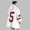 2025 5 Arkansas Football Blanket Hoodie 3