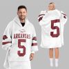 2025 5 Arkansas Football Blanket Hoodie 4