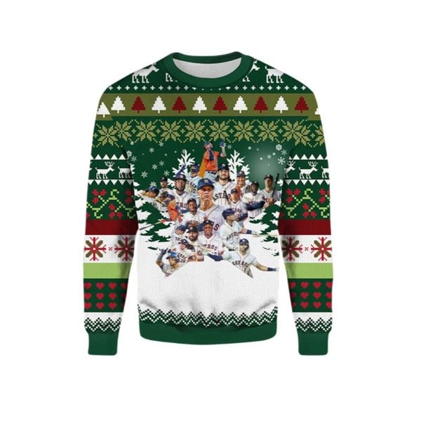 2025 All Star Team Astros Ugly Christmas Sweater 1 2