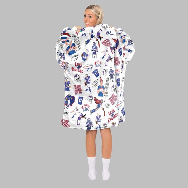 2025 Allen 17 Bills Blanket Hoodie 2