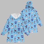 2025 Allen 17 Buffalo Football Blanket Hoodie