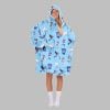 2025 Allen 17 Buffalo Football Blanket Hoodie 4