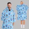 2025 Allen 17 Buffalo Football Blanket Hoodie 5