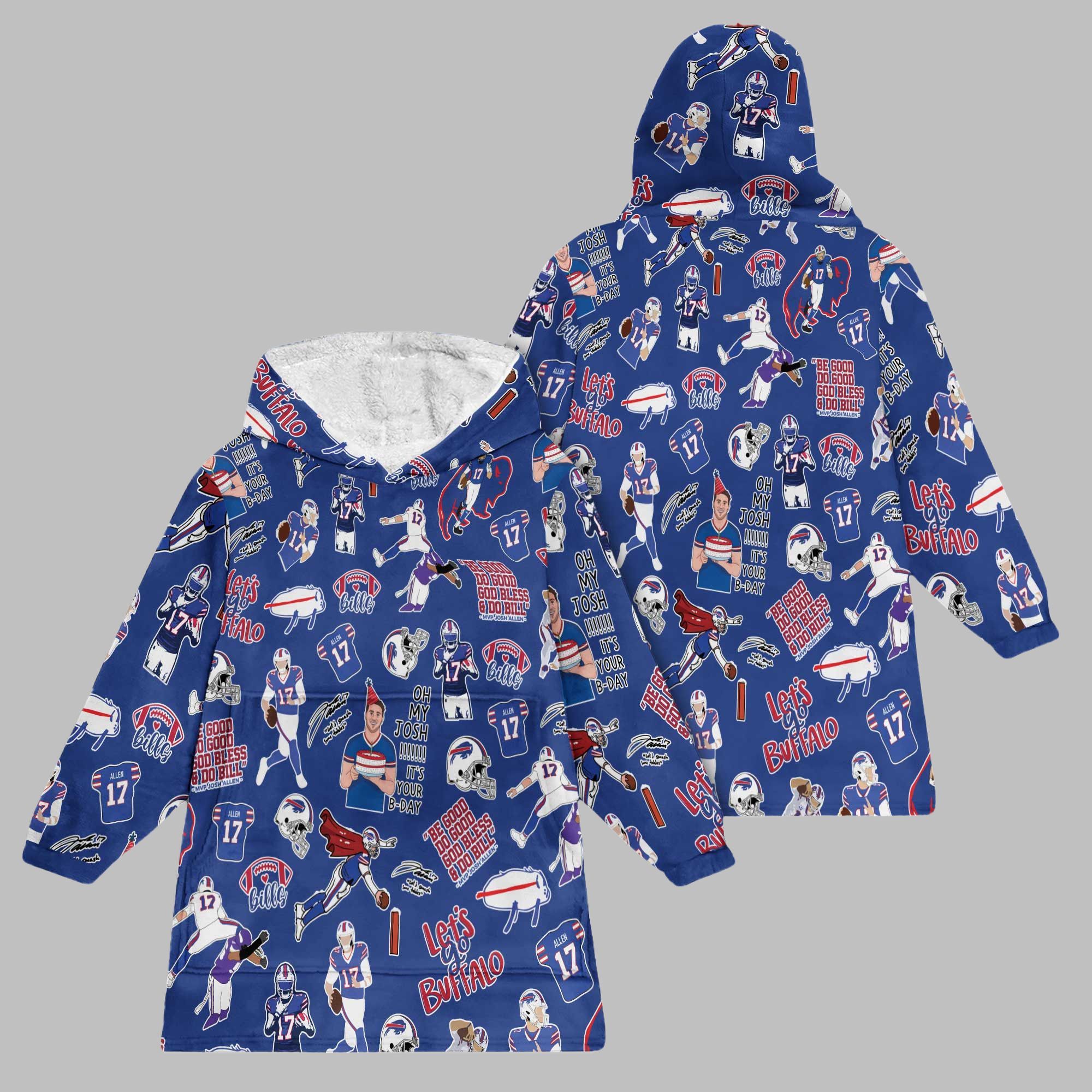 2025 Allen 17 Let's Buffalo Blanket Hoodie 1 2025 Allen 17 Lets Buffalo Blanket Hoodie 1