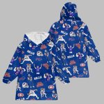 2025 Allen Hard Knocks Bills Blanket Hoodie