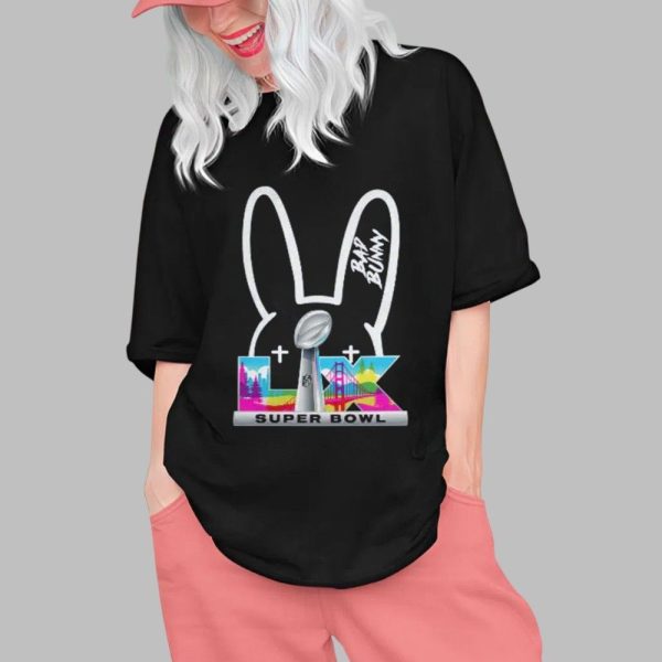 2025 Bad Bunny Super Bowl We Cant Show The Design Shirt 0 1