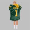 2025 Baylor 1 Baylor Football Blanket Hoodie 4