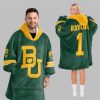 2025 Baylor 1 Baylor Football Blanket Hoodie 5
