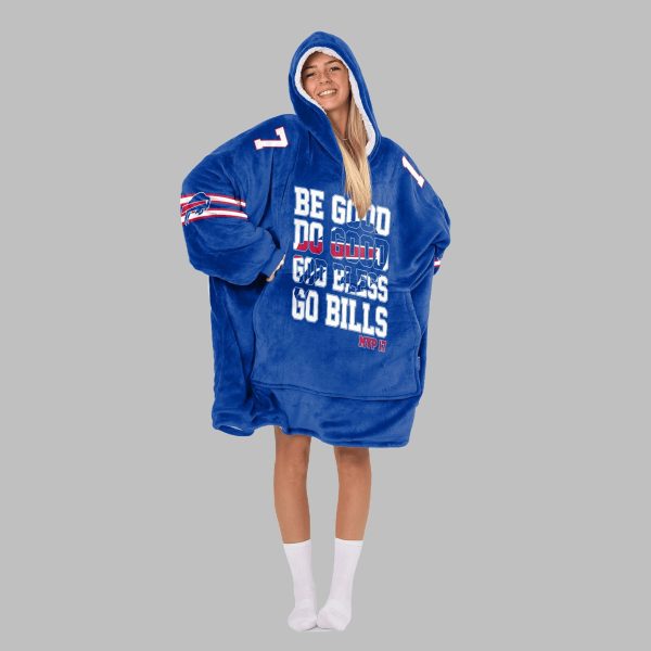 2025 Be Goo Do Good God Bless Go Bilss Allen Blanket Hoodie 3