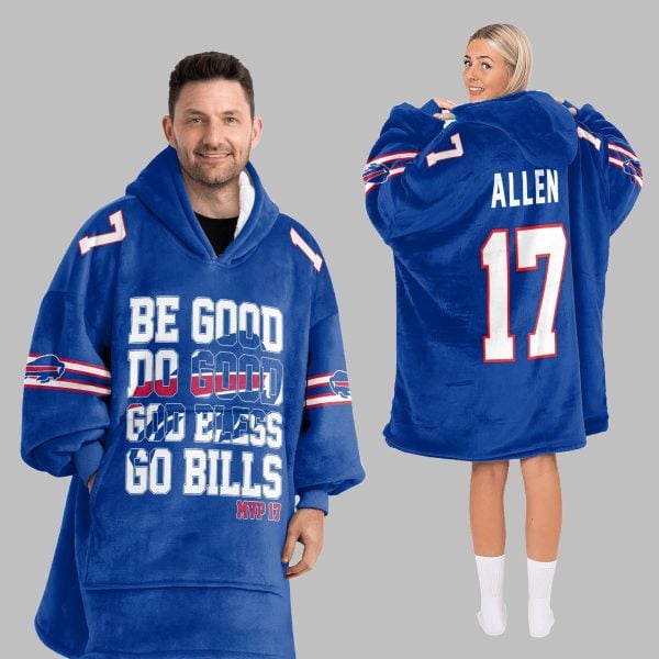 2025 Be Goo Do Good God Bless Go Bilss Allen Blanket Hoodie 5