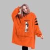 2025 Bengals Chase 1 Blanket Hoodie 9 2025 Bengals Chase 1 Blanket Hoodie 5