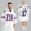 2025 Bills 716 Josh Allen Blanket Hoodie 2