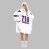 2025 Bills 716 Josh Allen Blanket Hoodie 3