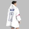 2025 Bills Josh Allen 17 Blanket Hoodie 8 2025 Bills Josh Allen 17 Blanket Hoodie 4