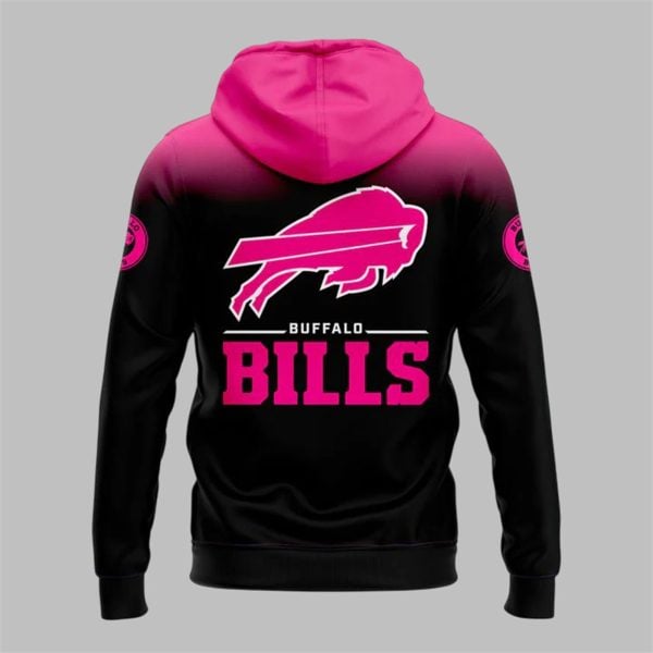 2025 Bills October Breast Cancer Awareness Month Hoodie 3