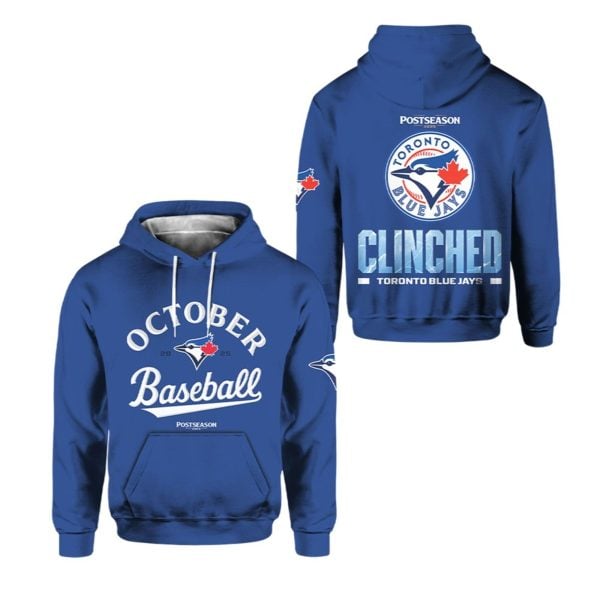 2025 Blue Jays October Baseball Hoodie 1 2