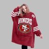 2025 Bosa 97 Niners San Francisco Blanket Hoodie 2