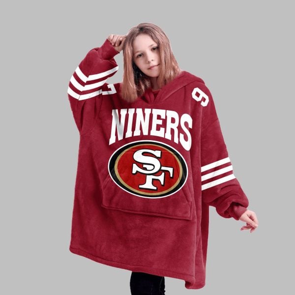 2025 Bosa 97 Niners San Francisco Blanket Hoodie 2