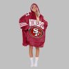 2025 Bosa 97 Niners San Francisco Blanket Hoodie 3