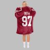 2025 Bosa 97 Niners San Francisco Blanket Hoodie 4