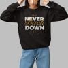 2025 Brisbane Broncos NEVER BACK DOWN Shirt 1 1