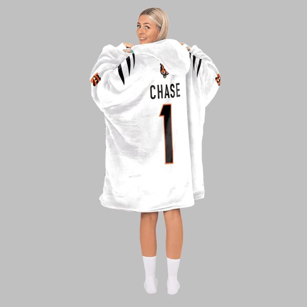 2025 Chase 1 Cincinnati Blanket Hoodie 2