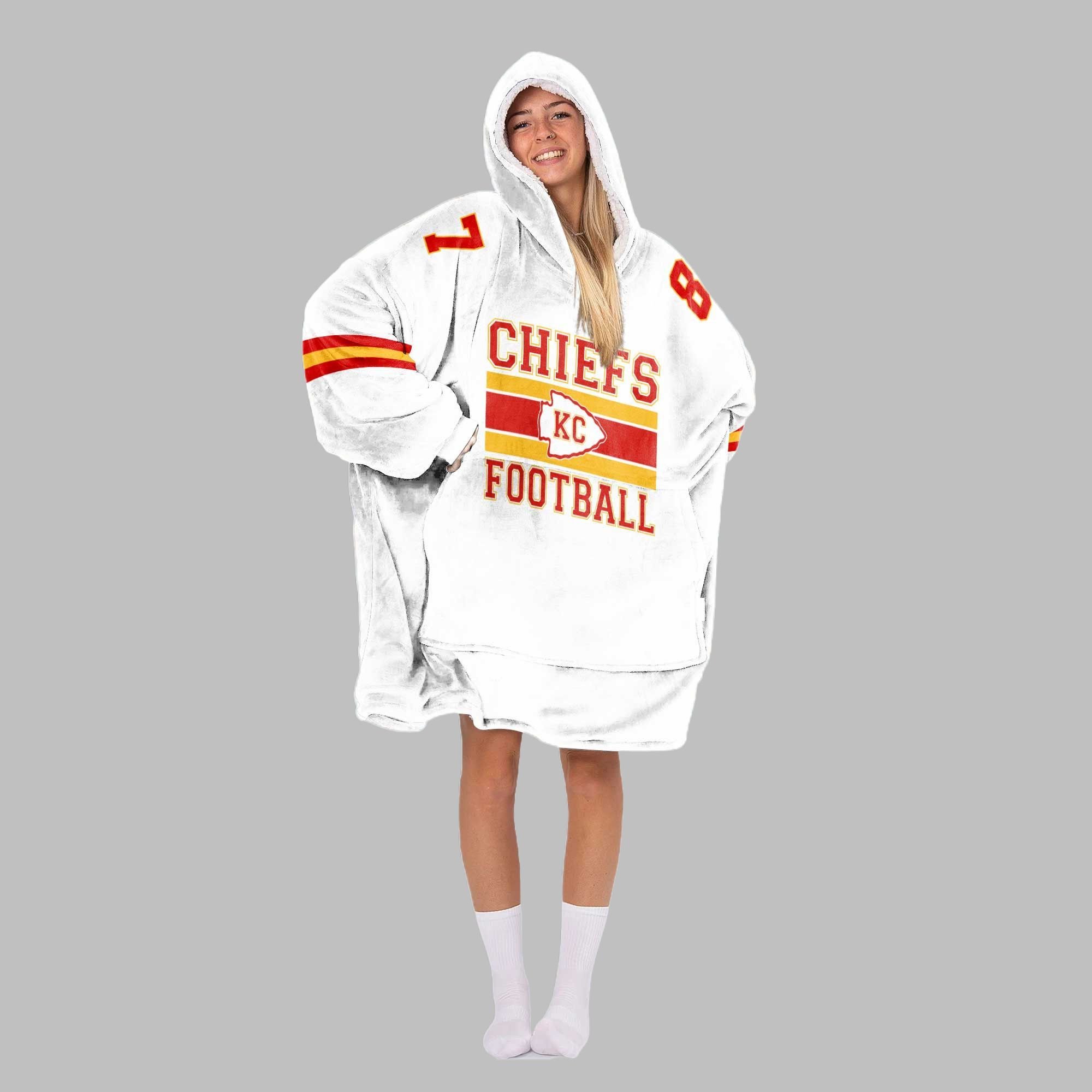 2025 Chiefs Football Kelce 87 Blanket Hoodie 2 2025 Chiefs Football Kelce 87 Blanket Hoodie 2