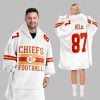 2025 Chiefs Football Kelce 87 Blanket Hoodie 9 2025 Chiefs Football Kelce 87 Blanket Hoodie 5