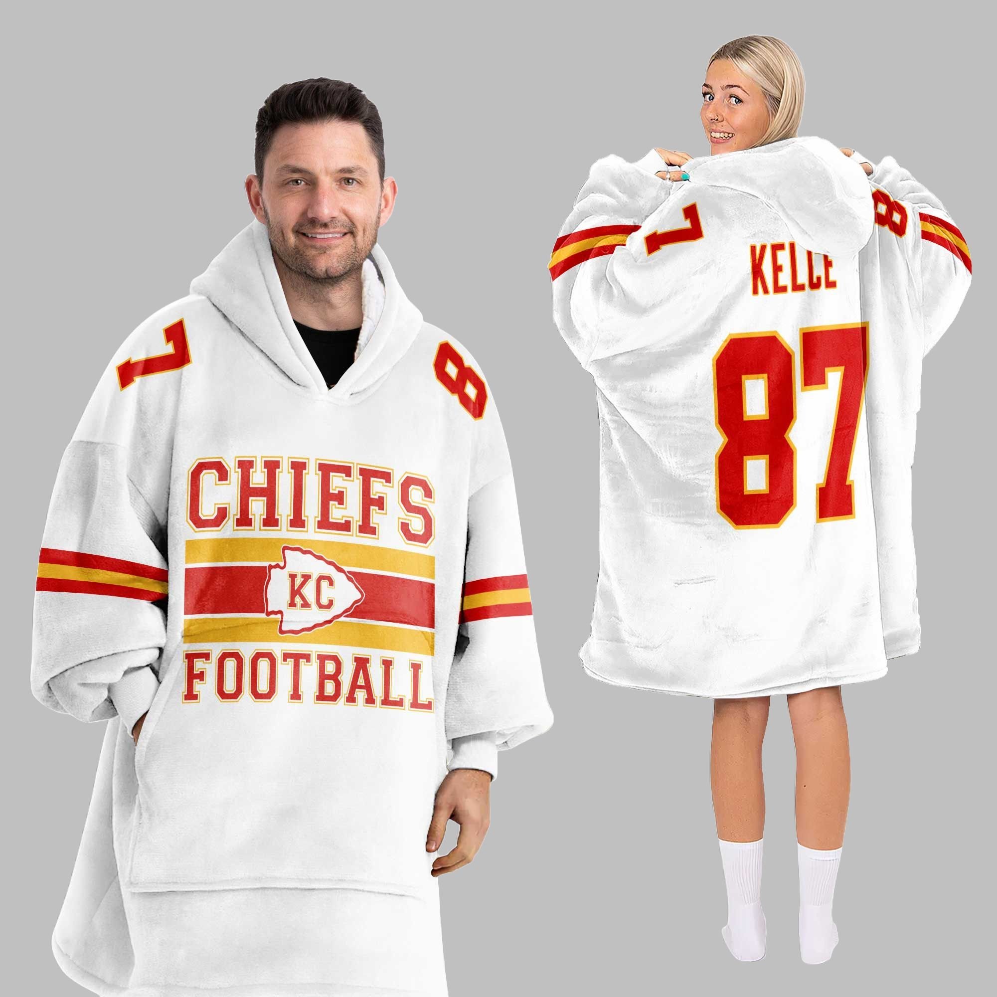 2025 Chiefs Football Kelce 87 Blanket Hoodie 5 2025 Chiefs Football Kelce 87 Blanket Hoodie 5