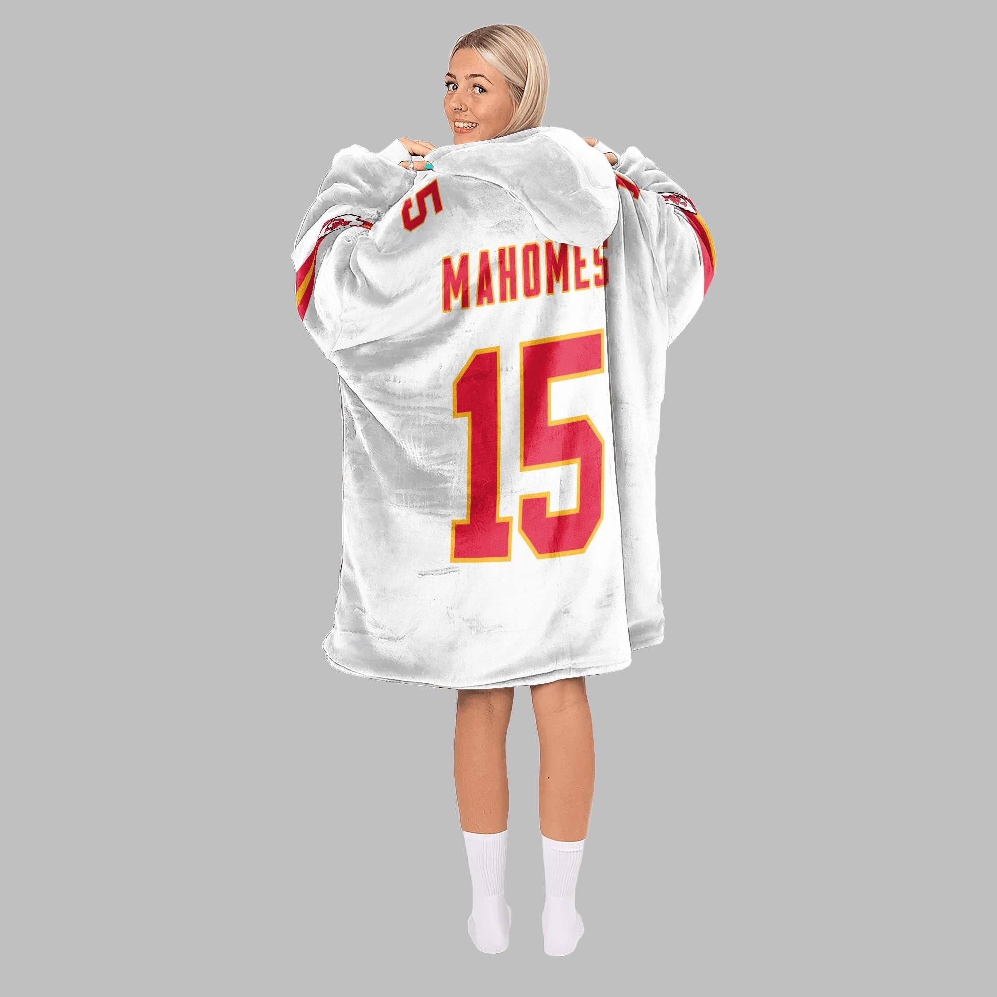 2025 Chiefs Mahomes 15 Blanket Hoodie 2 2025 Chiefs Mahomes 15 Blanket Hoodie 2