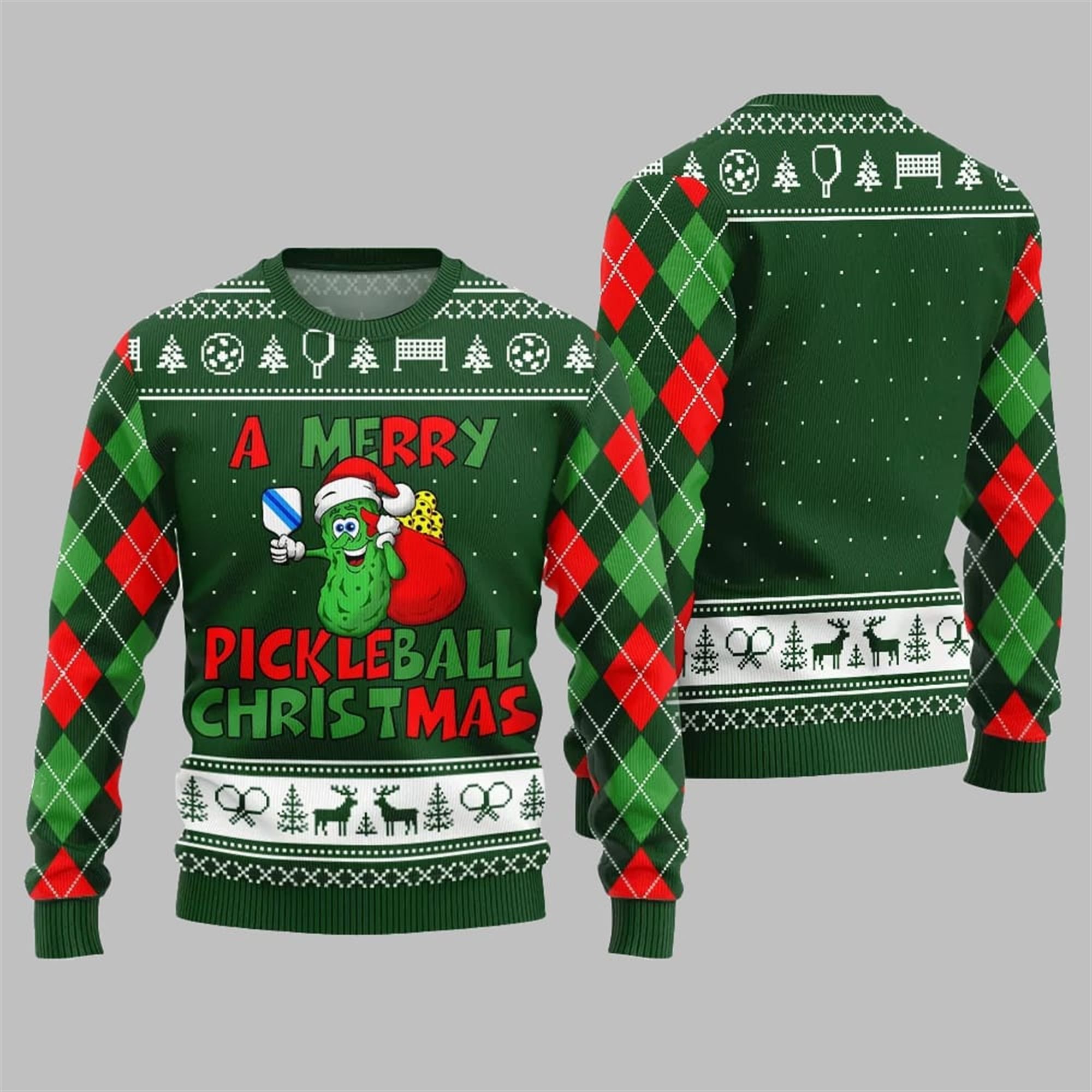 2025 Christmas A Merry Pickleball Christmas Ugly Sweater 1 2025 Christmas A Merry Pickleball Christmas Ugly Sweater 1