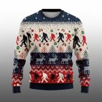 2025 Christmas Bigfoot Ugly Sweater