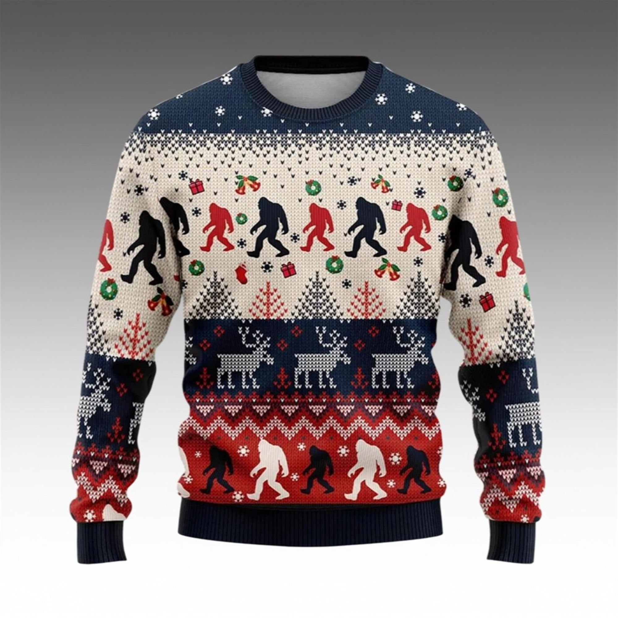 2025 Christmas Bigfoot Ugly Sweater 2 2025 Christmas Bigfoot Ugly Christmas Sweater 1 2