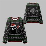 2025 Christmas Bone Thief Catmas Ugly Sweater