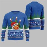 2025 Christmas Bowling Ball Ugly Christmas Sweater