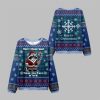2025 Christmas Candy Raccoon Samurai Ugly Sweater