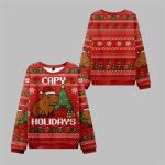 2025 Christmas Capybara Celebration Ugly Sweater