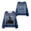 2025 Christmas Cat Crow Unite Ugly Sweater 1 2