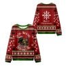 2025 Christmas Cat Everything Is Fine Ugly Sweater 1 2