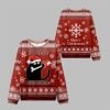 2025 Christmas Cat Found A Bone Gift Ugly Sweater 1 1