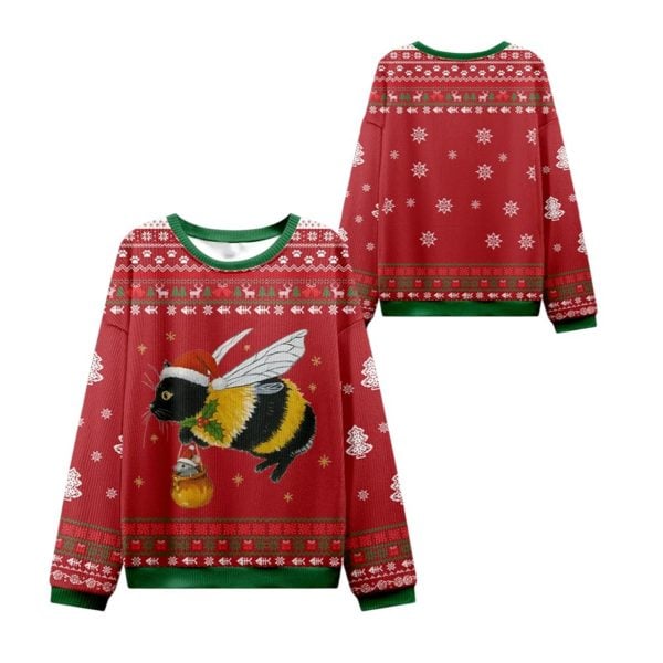 2025 Christmas Catbee Ugly Christmas Sweater 1 2