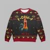 2025 Christmas Chicken F Caw F Ugly Christmas Sweater 1 1