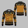 2025 Christmas DND Drinking Fireball Solves Most Of Problems Ugly Sweater 1 1