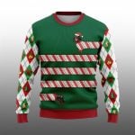 2025 Christmas Dachshund Candy Cane Ugly Christmas Sweater
