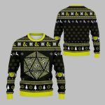 2025 Christmas DnD Classes Ugly Christmas Sweater